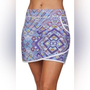 SOFIBELLA 16" Tennis Skort in Jewels‎ Size Large